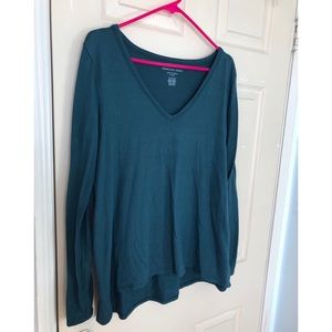 Long sleeve v neck